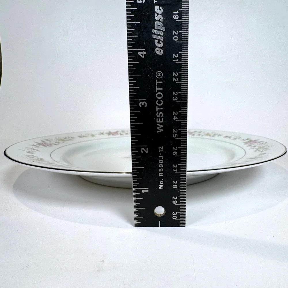 Lenox Replacement Plate Meadow Pinks Collection Porcelain Platinum Trim Japan